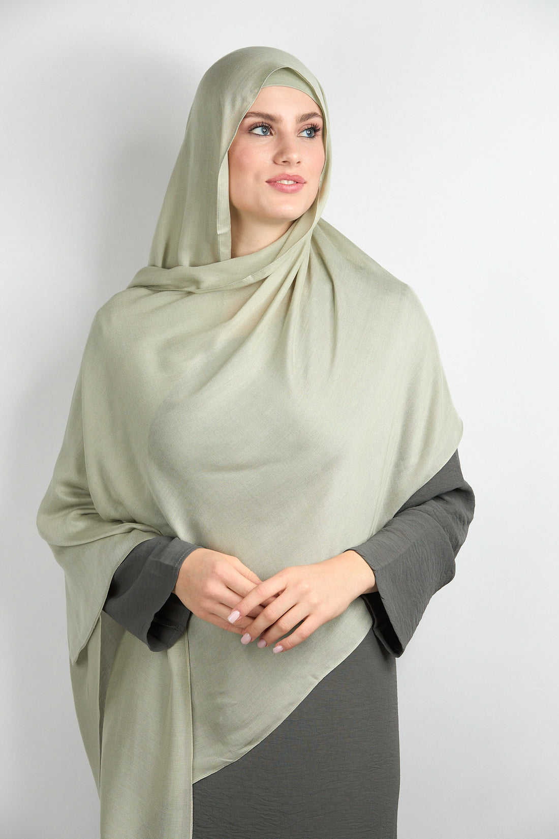 Modal Hijab With Matching Undercap Loden