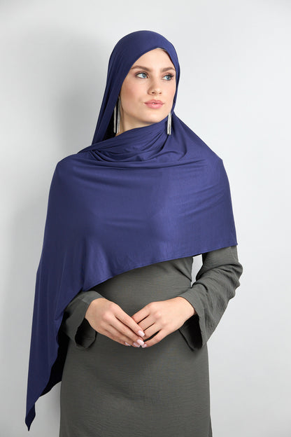 Bamboo Jersey Hijab Periwinkle Blue 