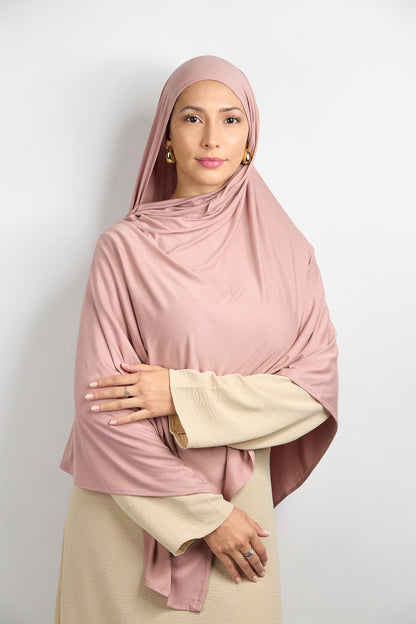 Bamboo Jersey Hijab Cashmere Pink 