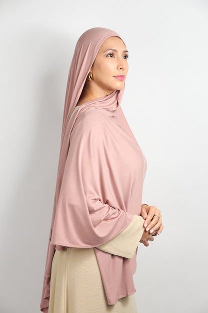 Bamboo Jersey Hijab Cashmere Pink 