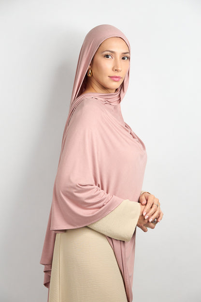 Bamboo Jersey Hijab Cashmere Pink 