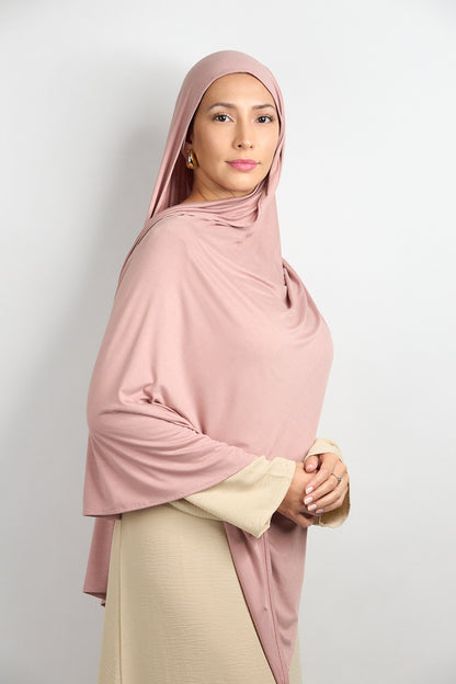 Bamboo Jersey Hijab Cashmere Pink 
