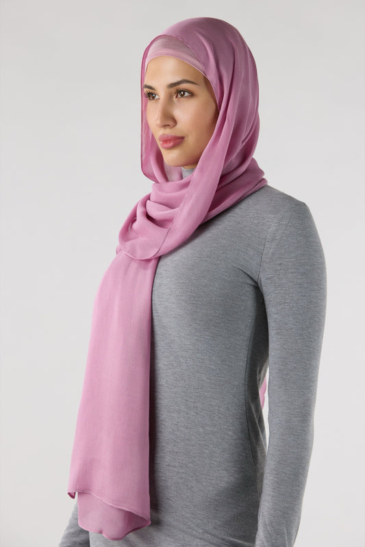 MODAL HIJAB WITH MATCHING UNDERCAP CHINESEVIOLET