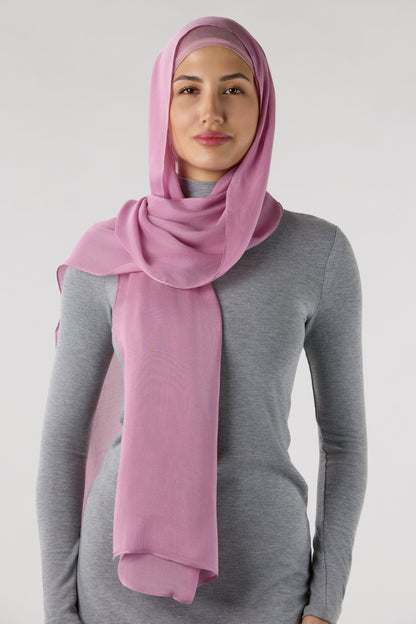 Modal Hijab With Matching Undercap Chineseviolet 