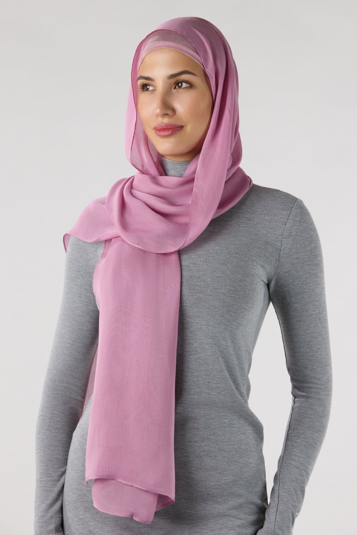 Modal Hijab With Matching Undercap Chineseviolet 