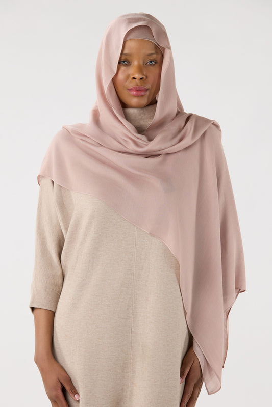 MODAL HIJAB WITH UNDERCAP ROSE