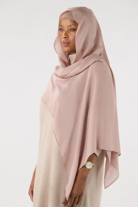 MODAL HIJAB WITH UNDERCAP ROSE