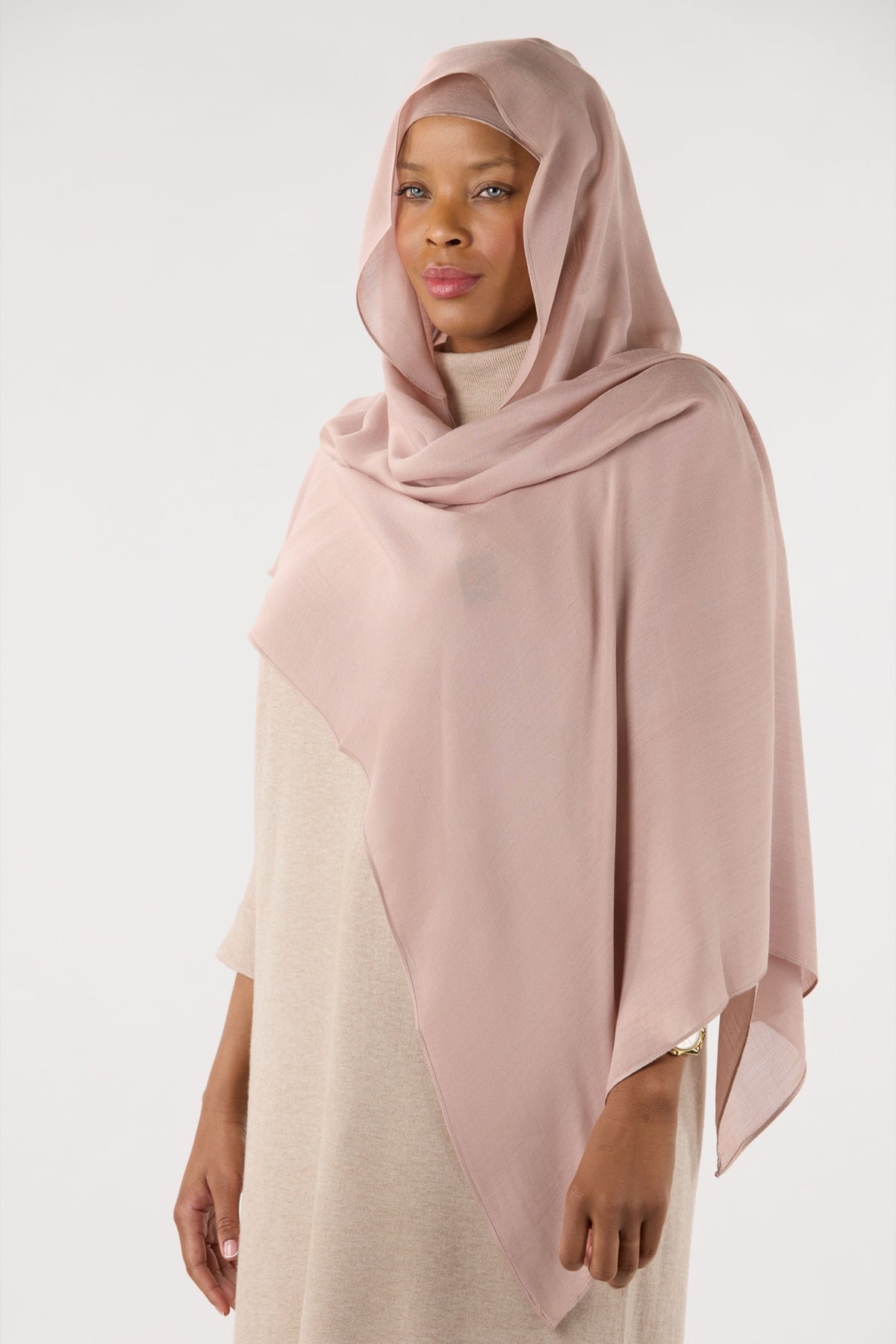 Modal Hijab With Undercap Rose