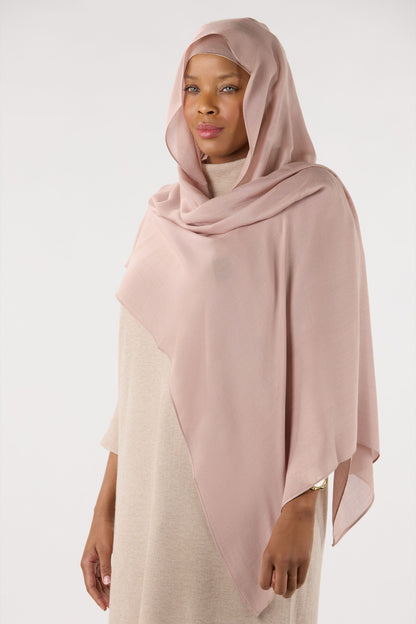 Modal Hijab With Undercap Rose