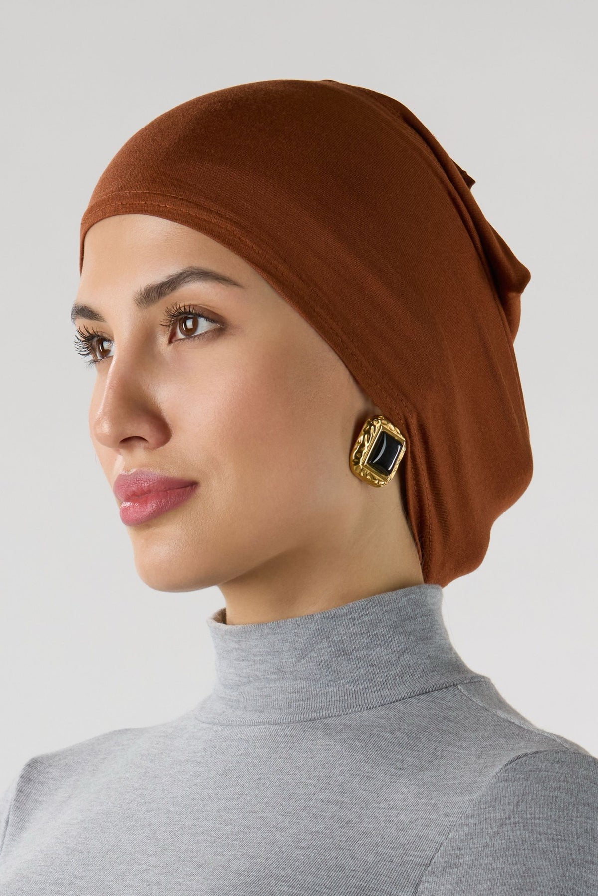 Modal Hijab With Matching Undercap Orange 