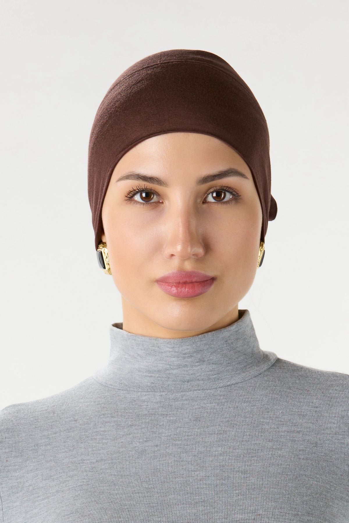 Modal Hijab With Matching Undercap Brunette 