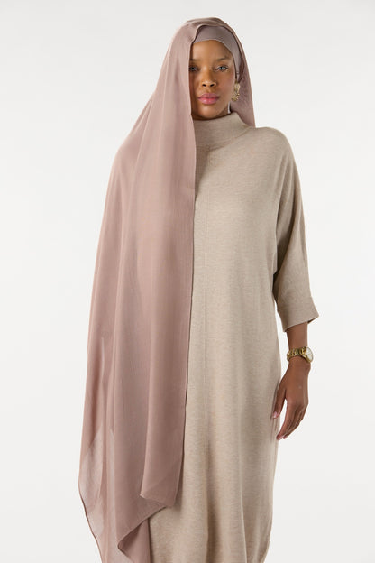 Modal Hijab With Matching Undercap Dark Grege 