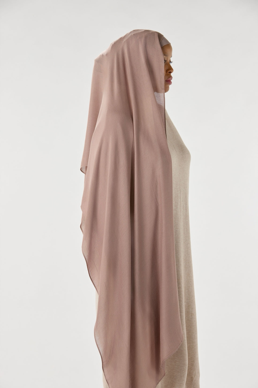 Modal Hijab With Matching Undercap Dark Grege 