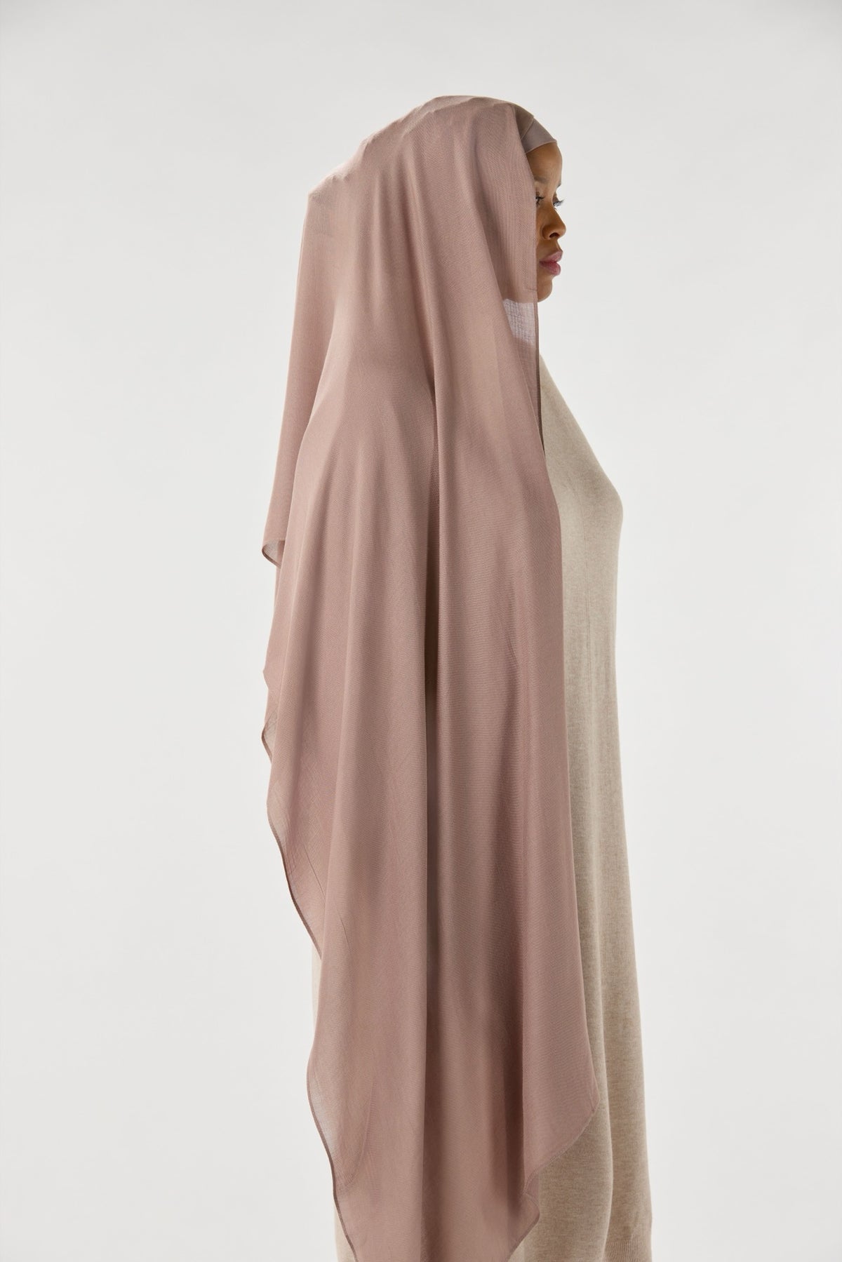 Modal Hijab With Matching Undercap Dark Grege 