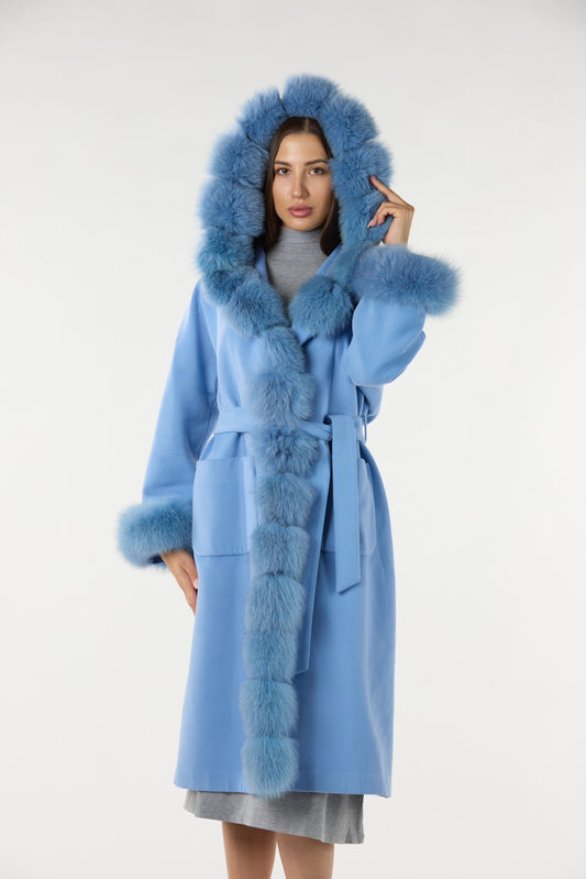 REAL AUTHENTIC FOX FUR COAT