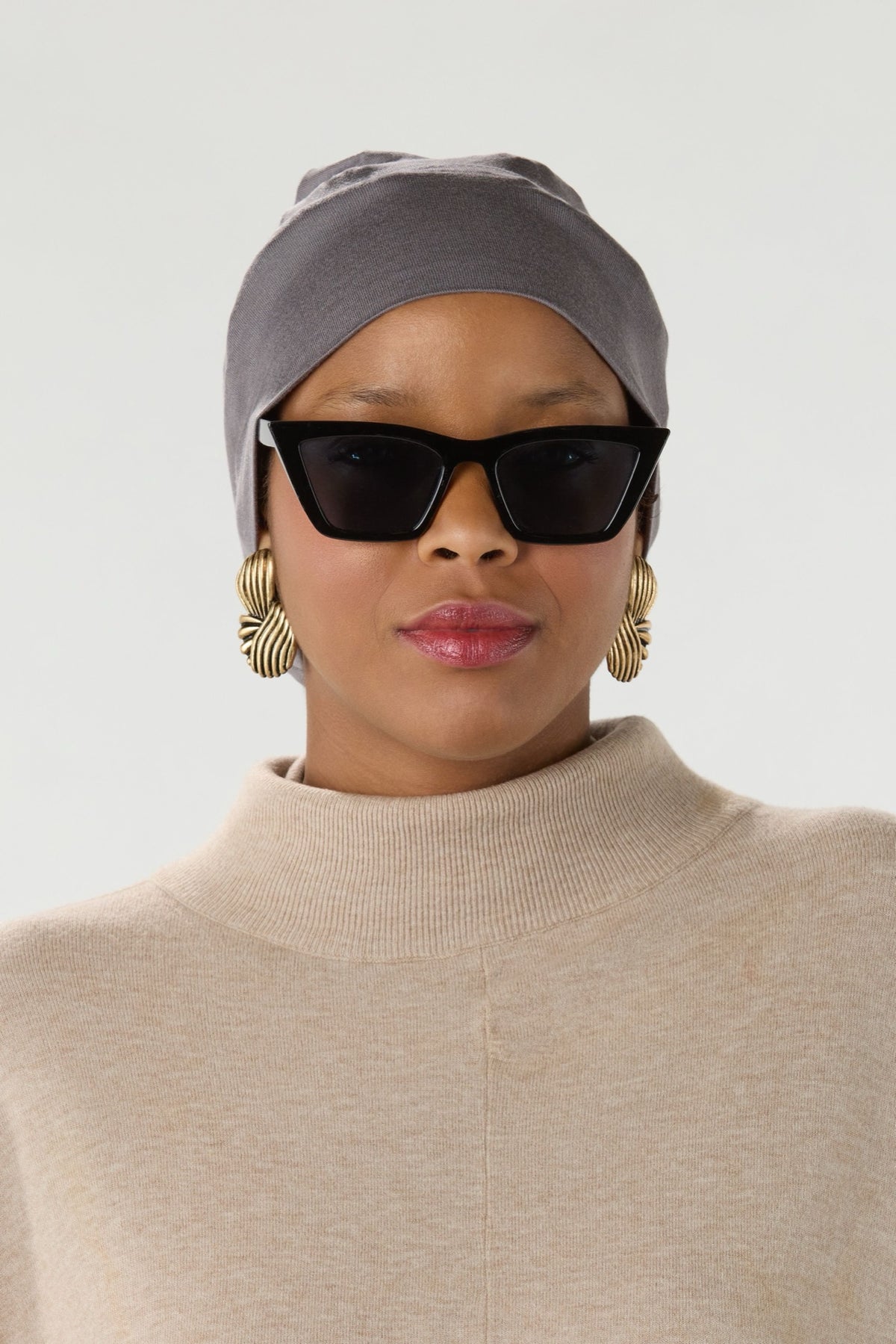 Modal Hijab With Undercap Dark Slate 