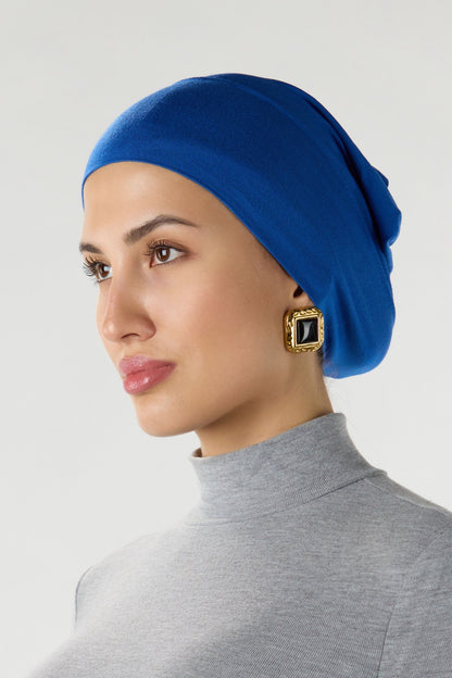 Modal Hijab With Matching Undercap Royal Blue 