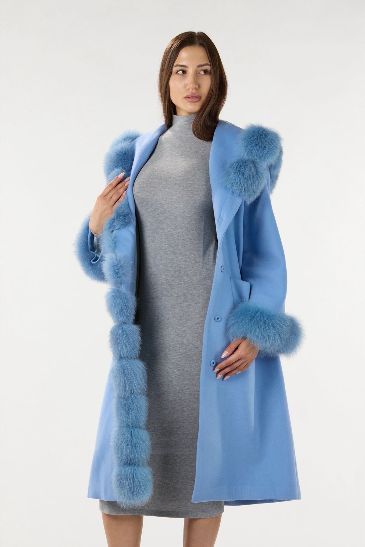 Real Authentic Fox Fur Coat