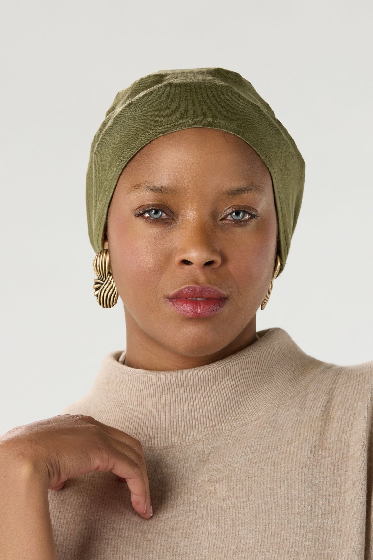 Modal Hijab With Undercap Avocado 