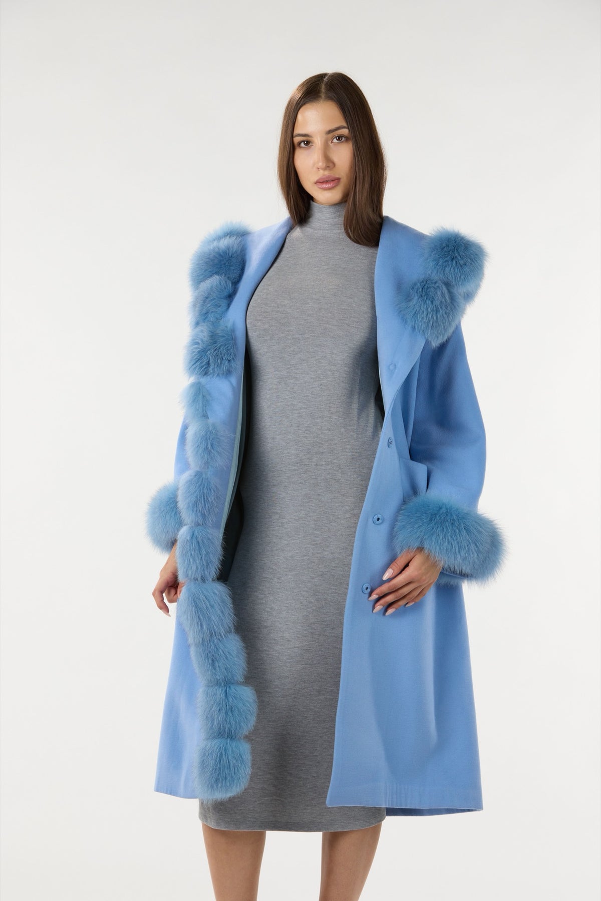 Real Authentic Fox Fur Coat