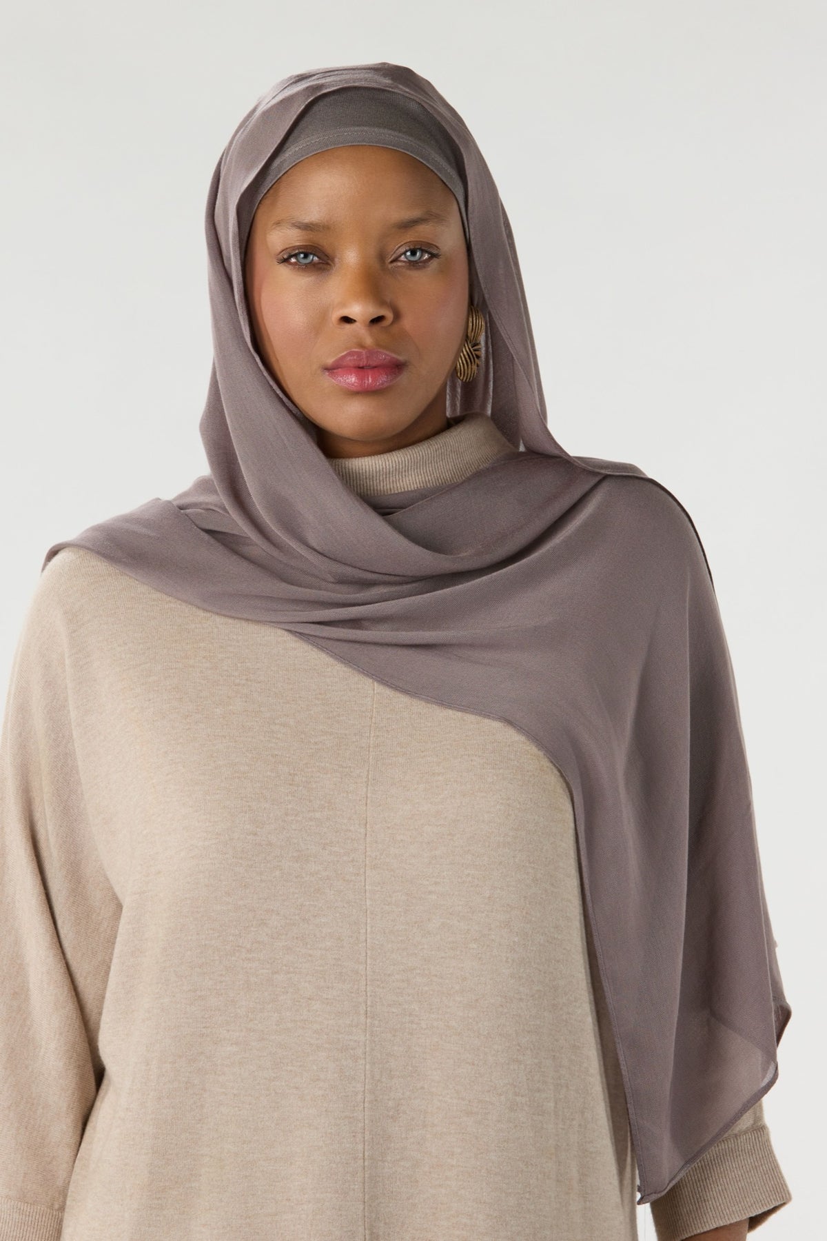 Modal Hijab With Matching Undercap Ash 