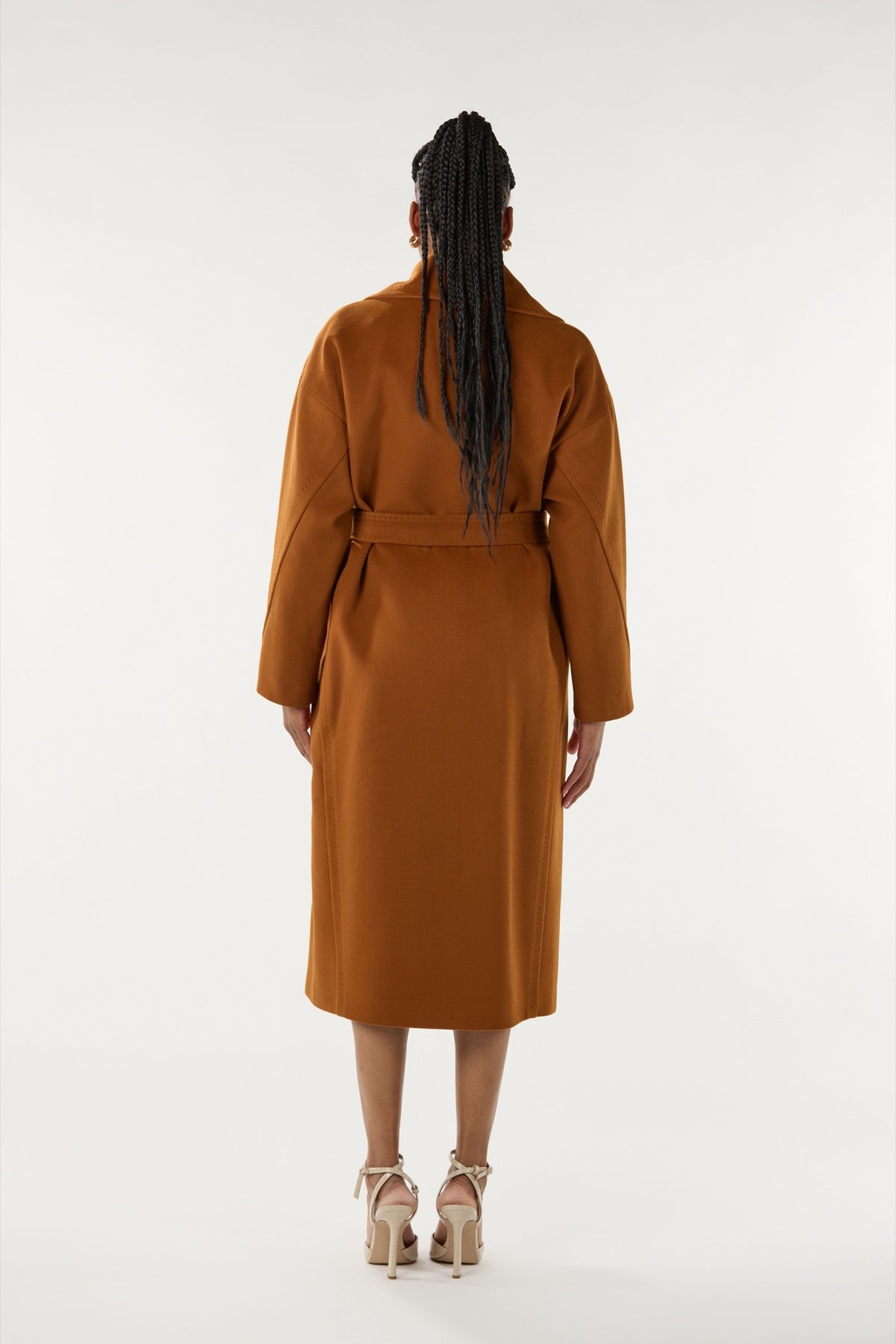Long Brown Cashmere Coat