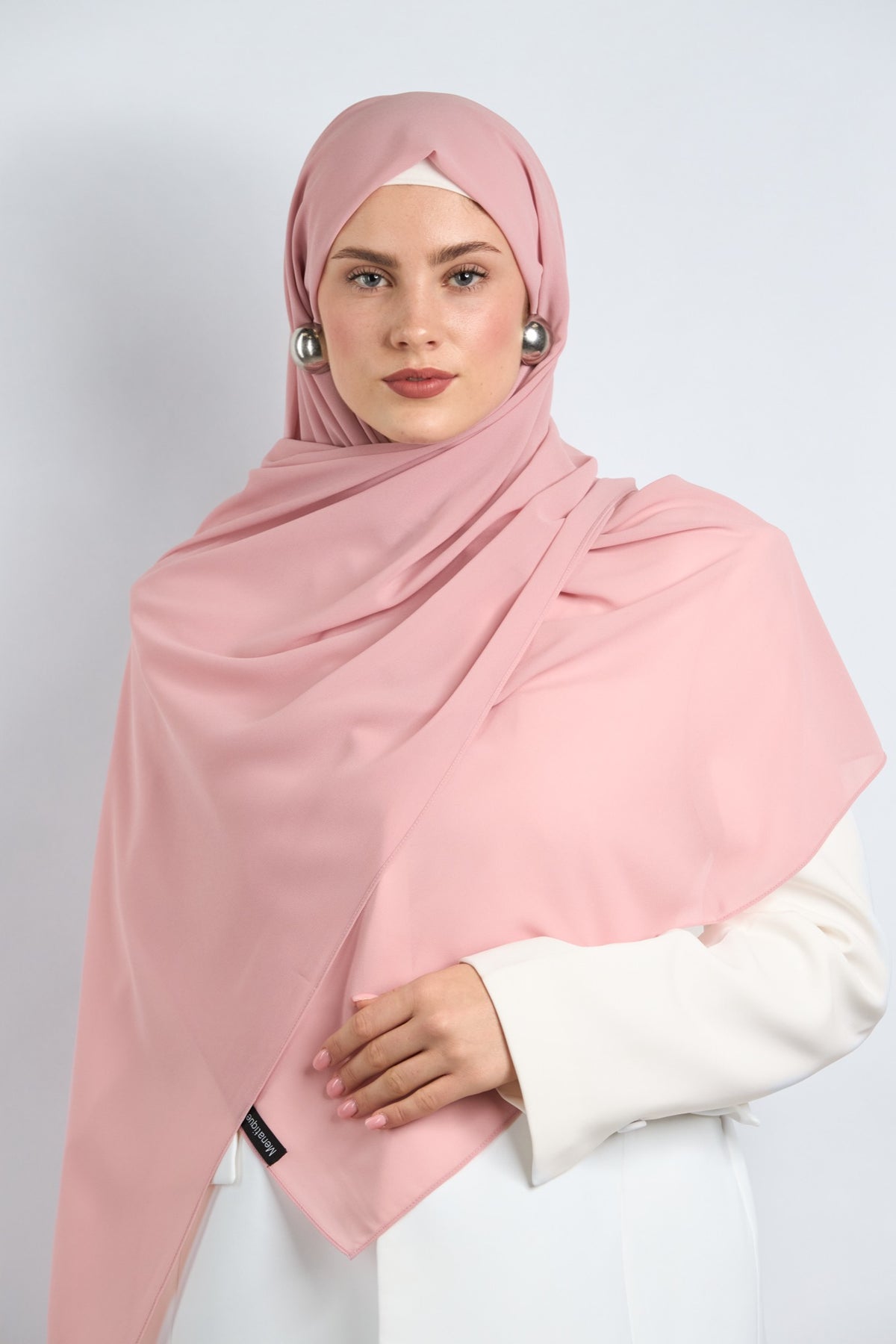 Premium Chiffon Hijab Cashmere Rose 