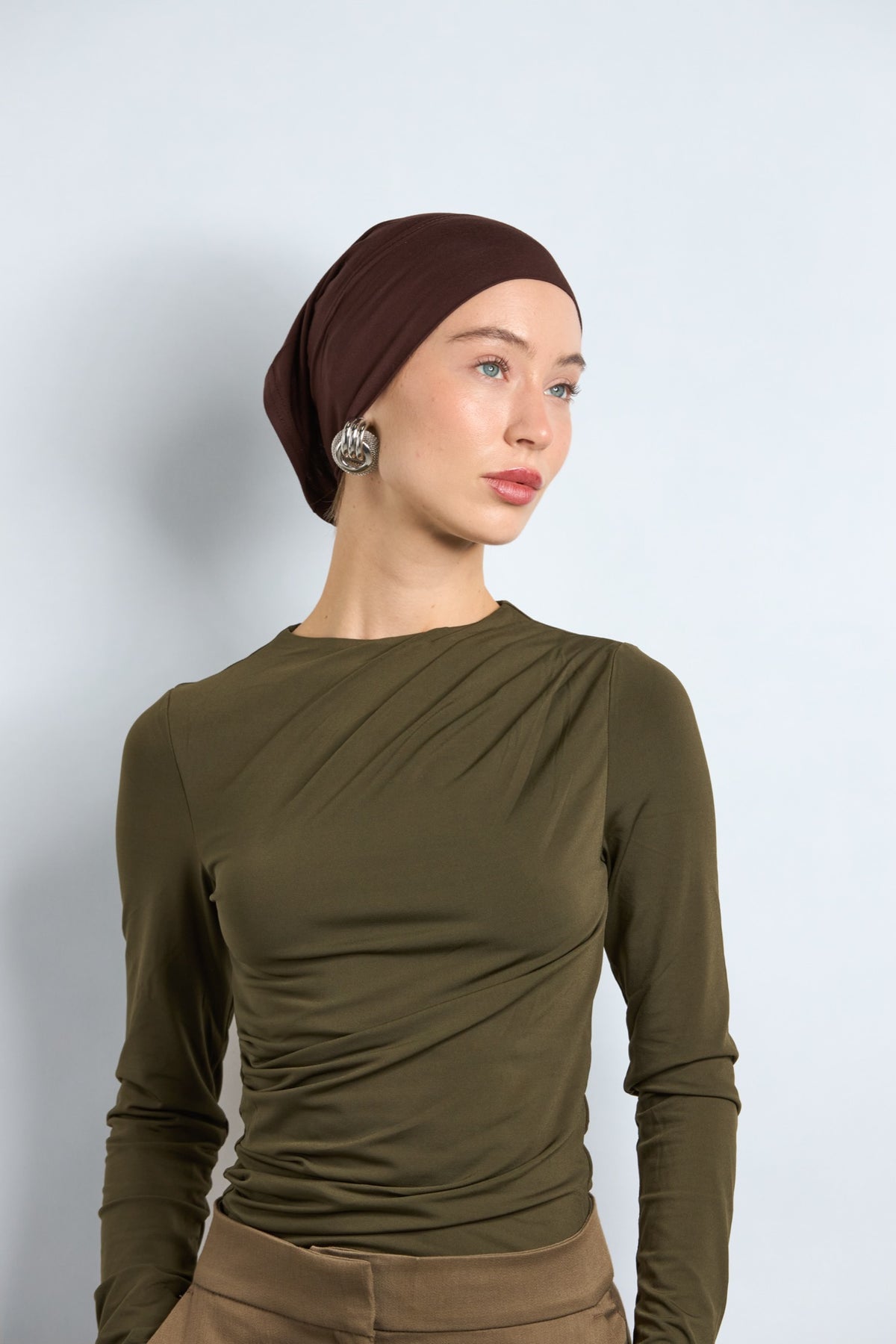 Modal Hijab with Matching Undercap Light Brunette 