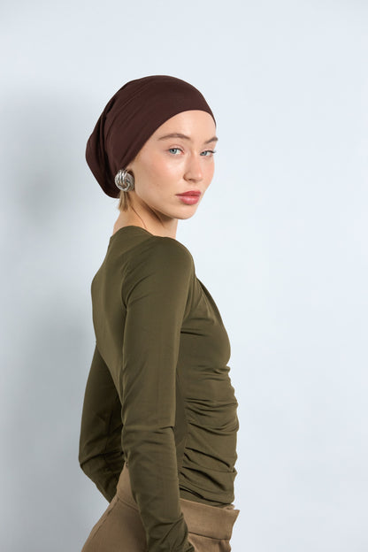 Modal Hijab with Matching Undercap Light Brunette 