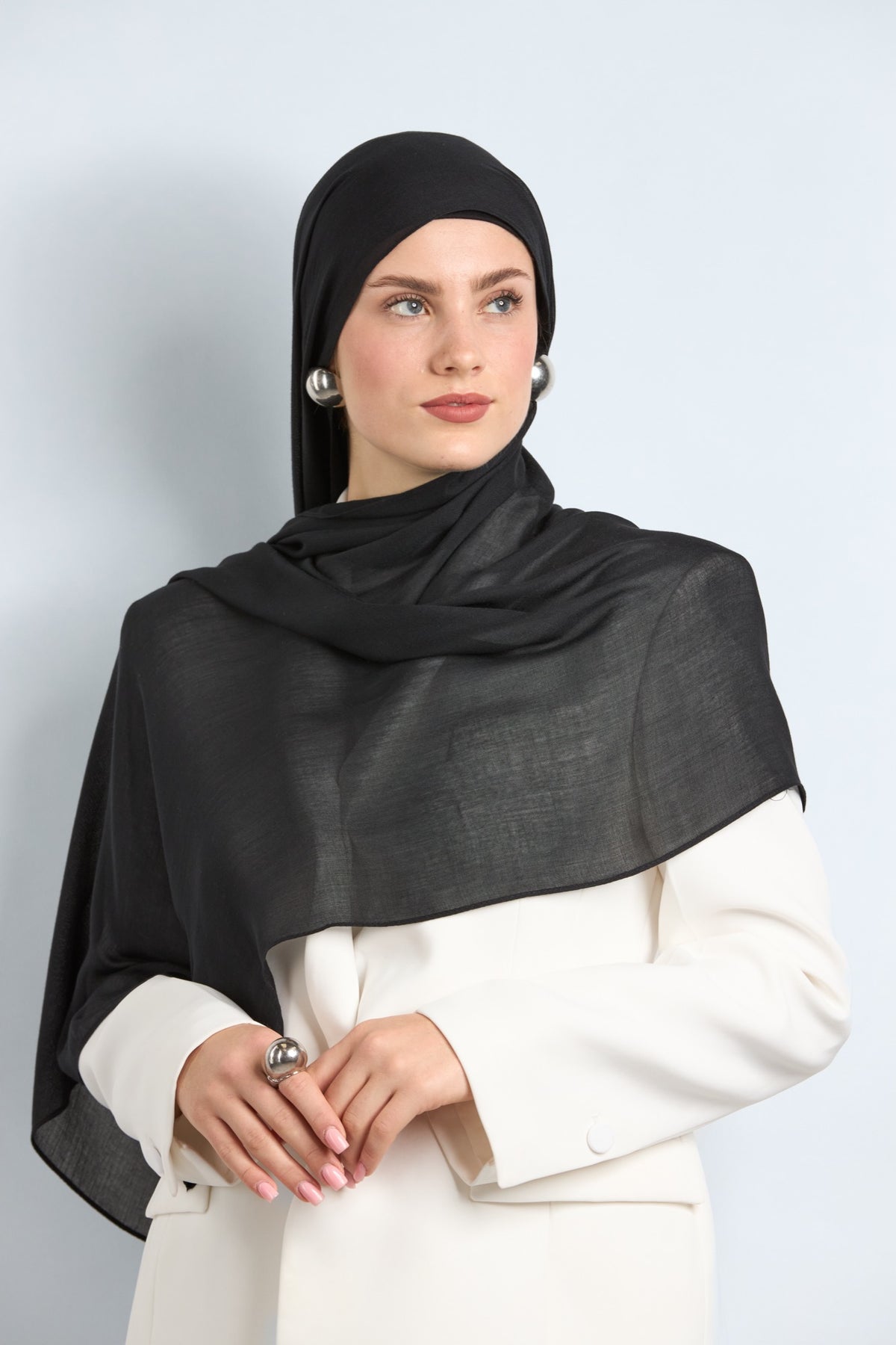 Modal Hijab with Matching Undercap Black 