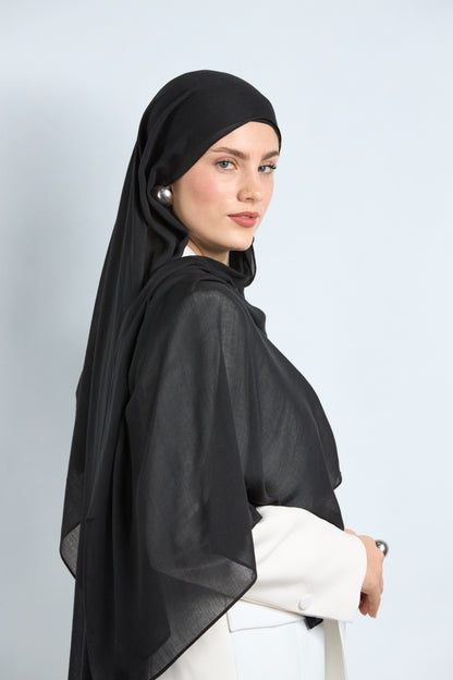 Modal Hijab with Matching Undercap Black 