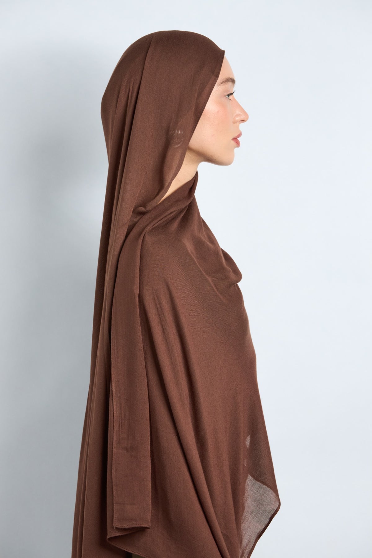 Modal Hijab with Matching Undercap Light Brunette 