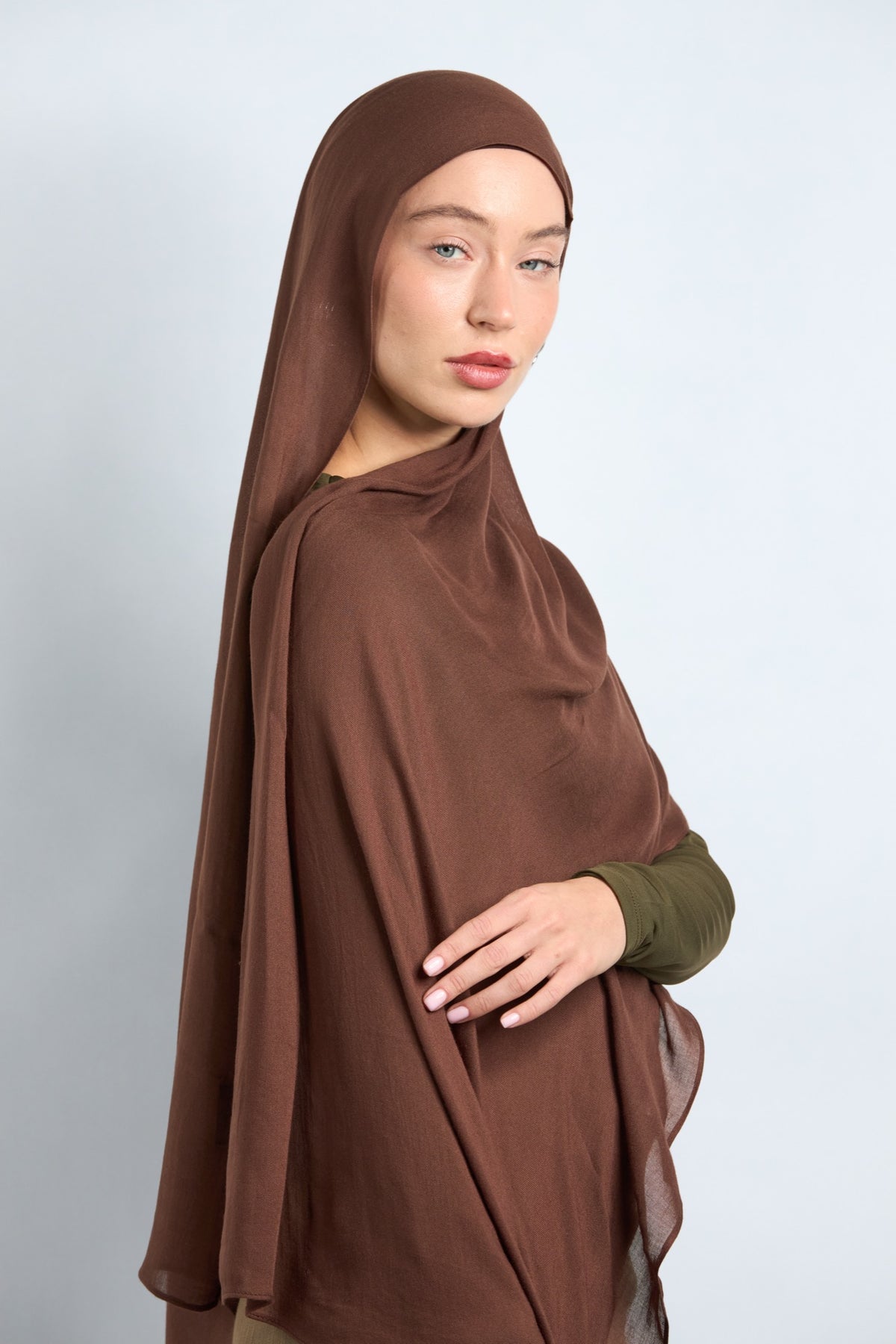 Modal Hijab with Matching Undercap Light Brunette 
