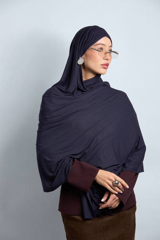 Premium Cotton Jersey Navy Blue#8