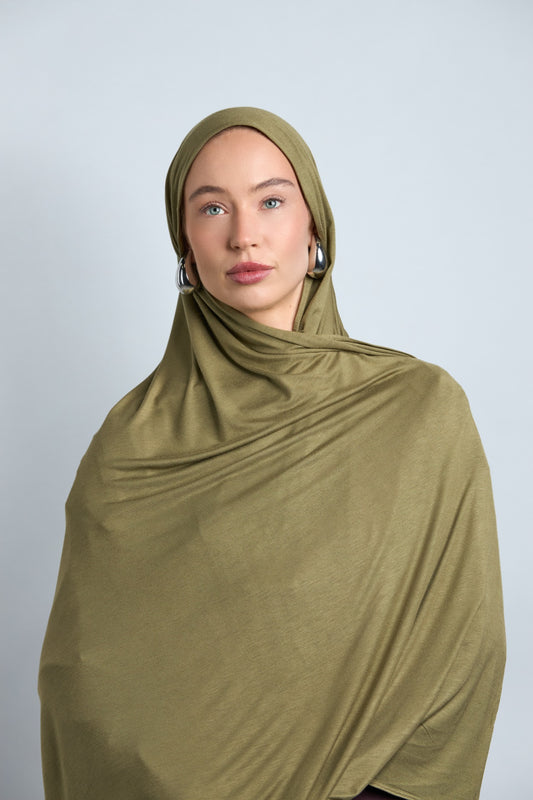 Premium Jersey Cotton Olive #13