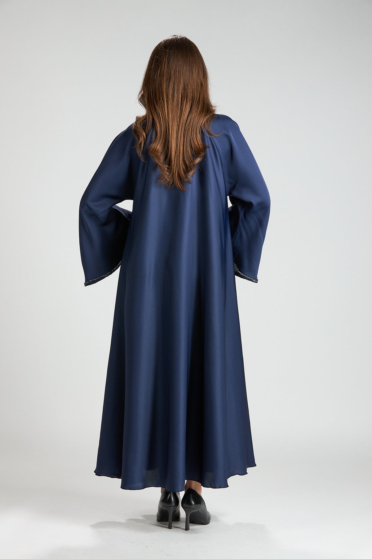 Amara Navy Blue 2-Piece Abaya with Hijab