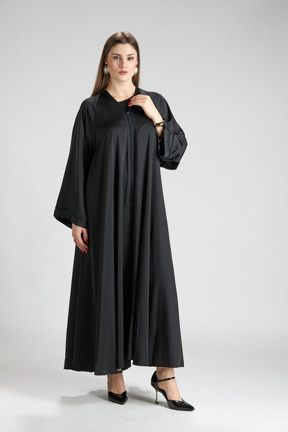 Safiya Black Abaya with Sheila