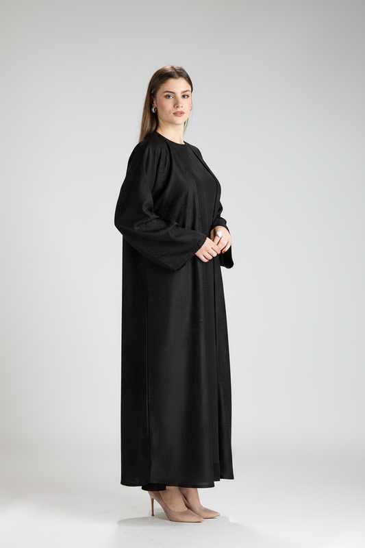 Sukoon Black Abaya 3 pieces