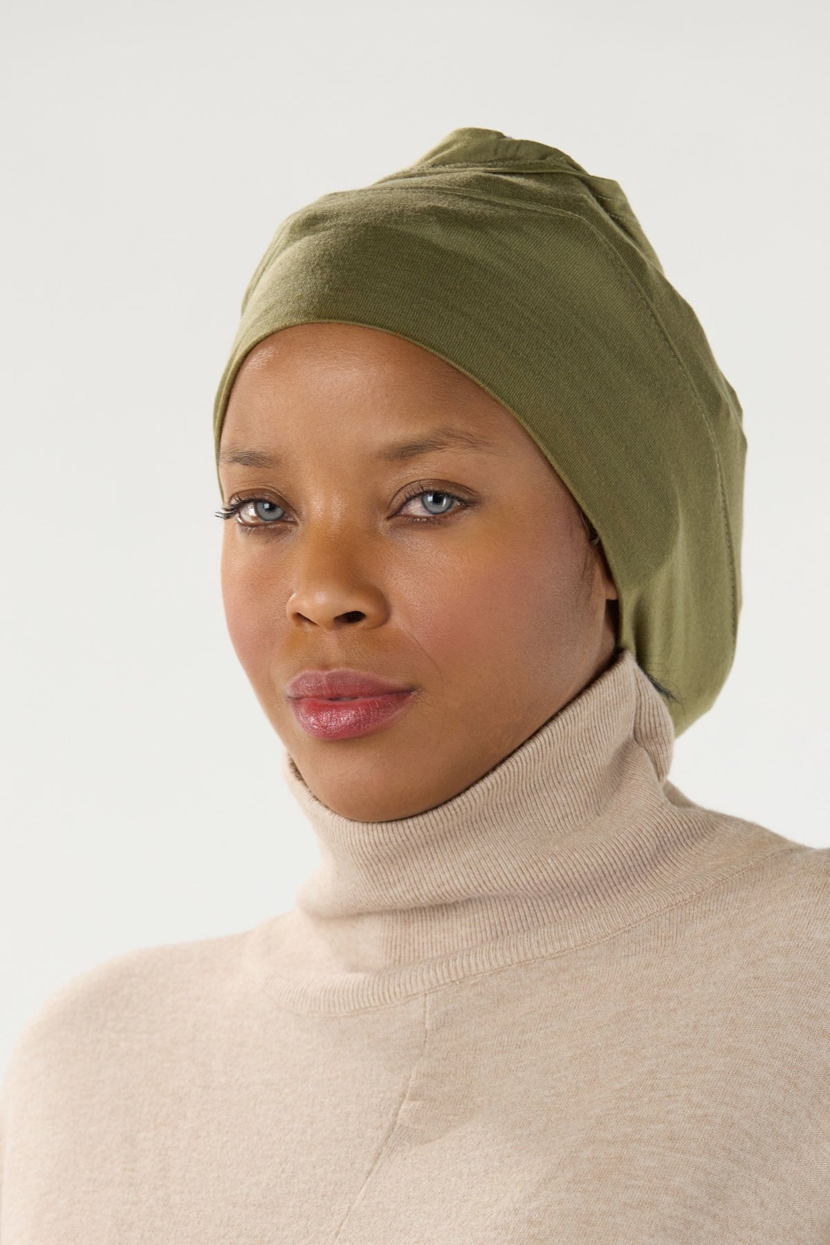 Modal Hijab With Matching Undercap Dark Olive 