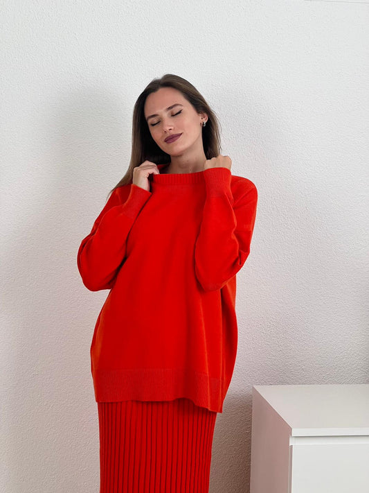 ROSSO CORSA SWEATER SET