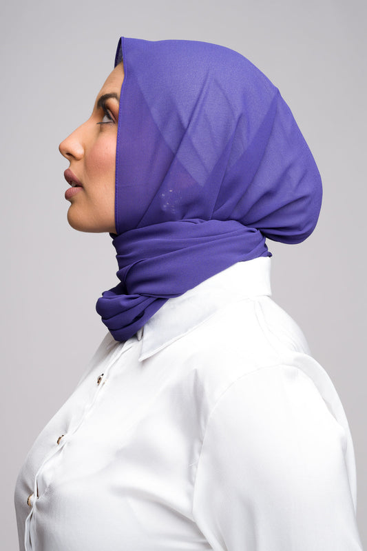 LIGHT PURPLE CHIFFON HIJAB